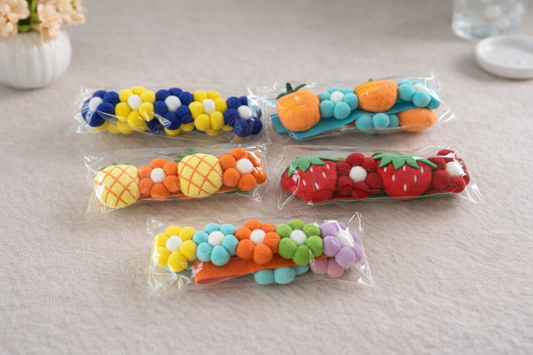 TropiCute – Floral & Fruit Lazos (Talla S)